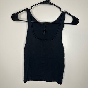 SOLD ON ANOTHER PLATFORM Skims Cotton Ribbed Tank - Soot - Size Large